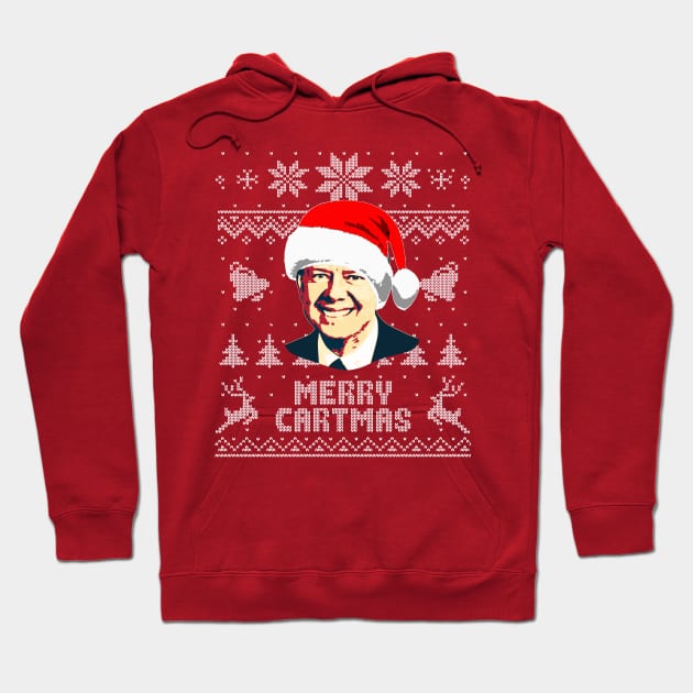 Jimmy Carter Merry Cartmas Hoodie by Nerd_art